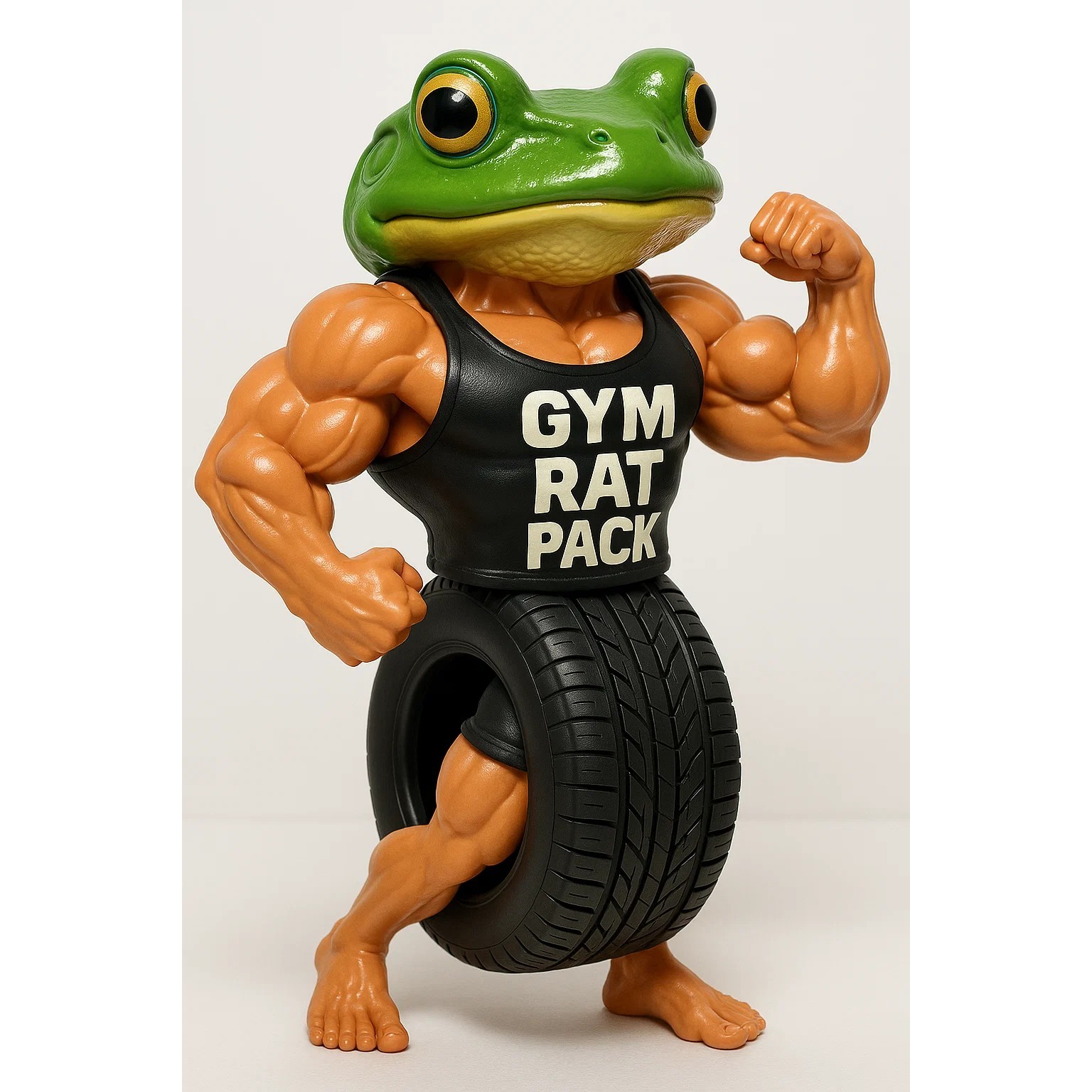 Figurine Boneca Ambalabu - Gym Rats - Brainrot Collector