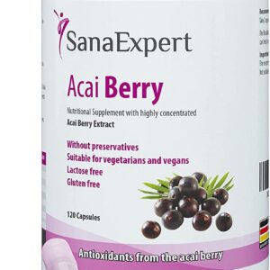 Extrait de Baie daçai pure - 120 gélules - SanaExpert