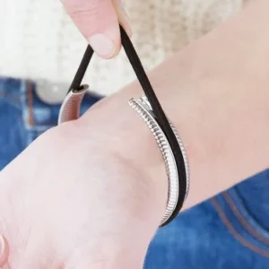 Bracelet élastique à cheveux en acier inoxydable - Unity Design