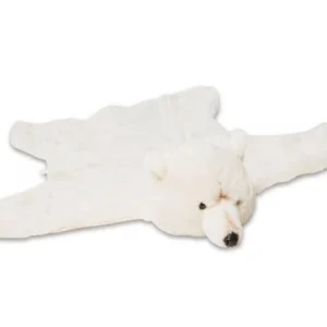 Cape Animal à Capuche en Peluche - Ours Polaire