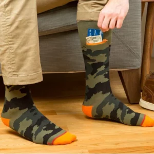 Chaussettes avec poches pour hommes