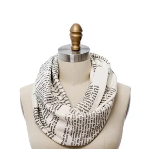 Foulard infini sur le thème du livre