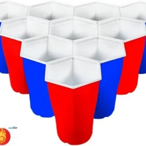 Jeu de Beer Pong Hexagonal