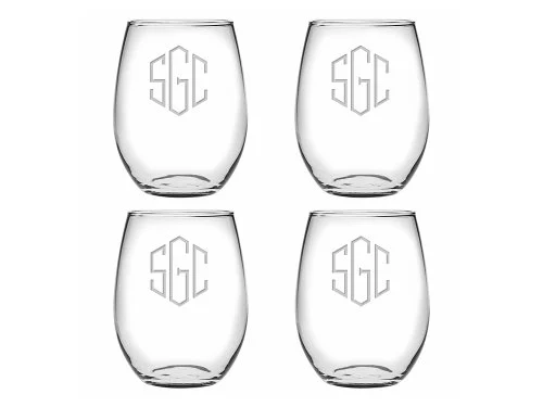 verre-a-vin-sans-pied-monogramme-taille-a-la-main-lot-de-4